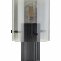 Luminaires Brilliant Riffelini Lampe à poser Noir, 1 lumière