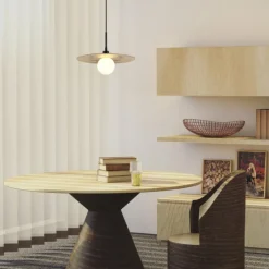 Lampes Dorées-Luminaires Globo Lighting Riga Suspension Noir, 1 lumière