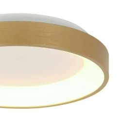 Lampes Dorées-Luminaires Steinhauer Ringlede Plafonnier LED Or, 1 lumière