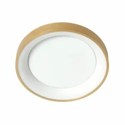 Lampes Dorées-Luminaires Steinhauer Ringlede Plafonnier LED Or, 1 lumière