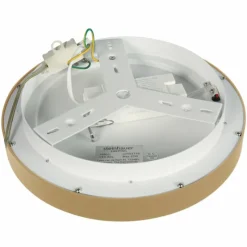 Lampes Dorées-Luminaires Steinhauer Ringlede Plafonnier LED Or, 1 lumière