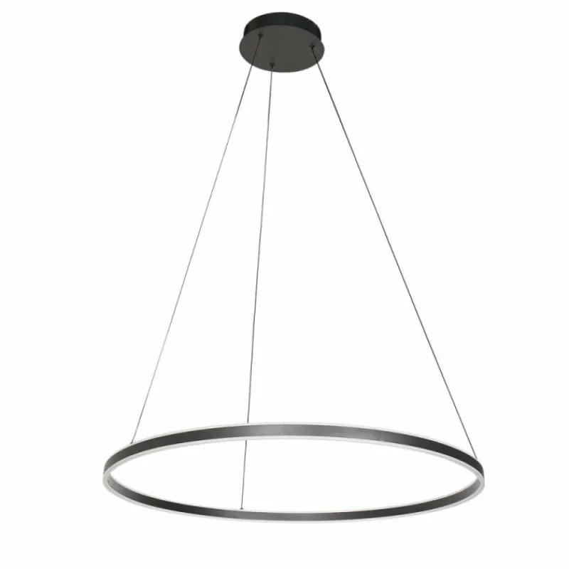 Luminaires Steinhauer Ringlux Suspension LED Noir, 2 lumières* Éclairage Led