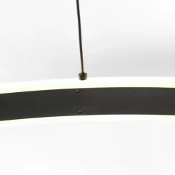 Luminaires Steinhauer Ringlux Suspension LED Noir, 2 lumières* Éclairage Led