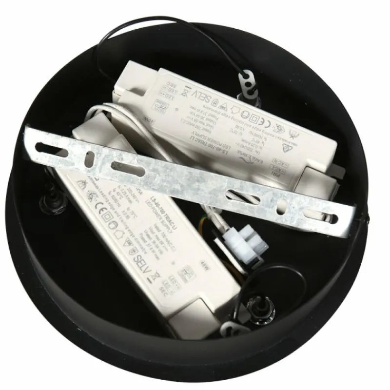 Luminaires Steinhauer Ringlux Suspension LED Noir, 2 lumières* Éclairage Led