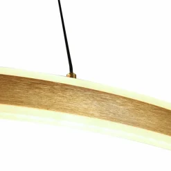 Lampes Dorées-Luminaires Steinhauer Ringlux Suspension LED Or, 2 lumières