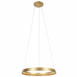 Lampes Dorées-Luminaires Steinhauer Ringlux Suspension LED Or, 1 lumière