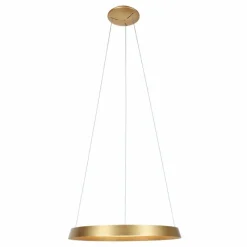 Lampes Dorées-Luminaires Steinhauer Ringlux Suspension LED Or, 1 lumière