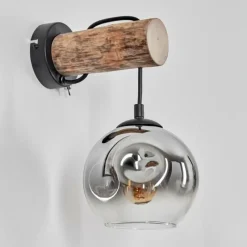 hofstein Ripoll Applique murale Écru, Noir, 1 lumière