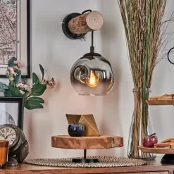 hofstein Ripoll Applique murale Écru, Noir, 1 lumière