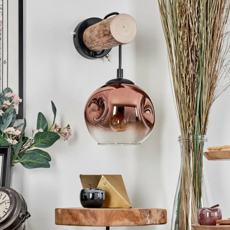 hofstein Ripoll Applique murale Écru, Noir, 1 lumière