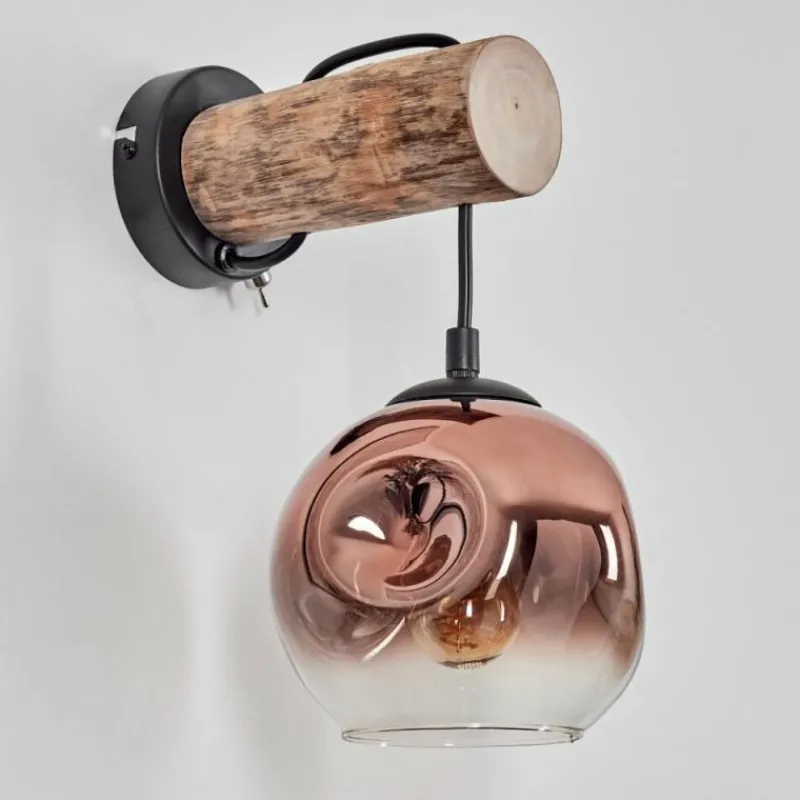 hofstein Ripoll Applique murale Écru, Noir, 1 lumière