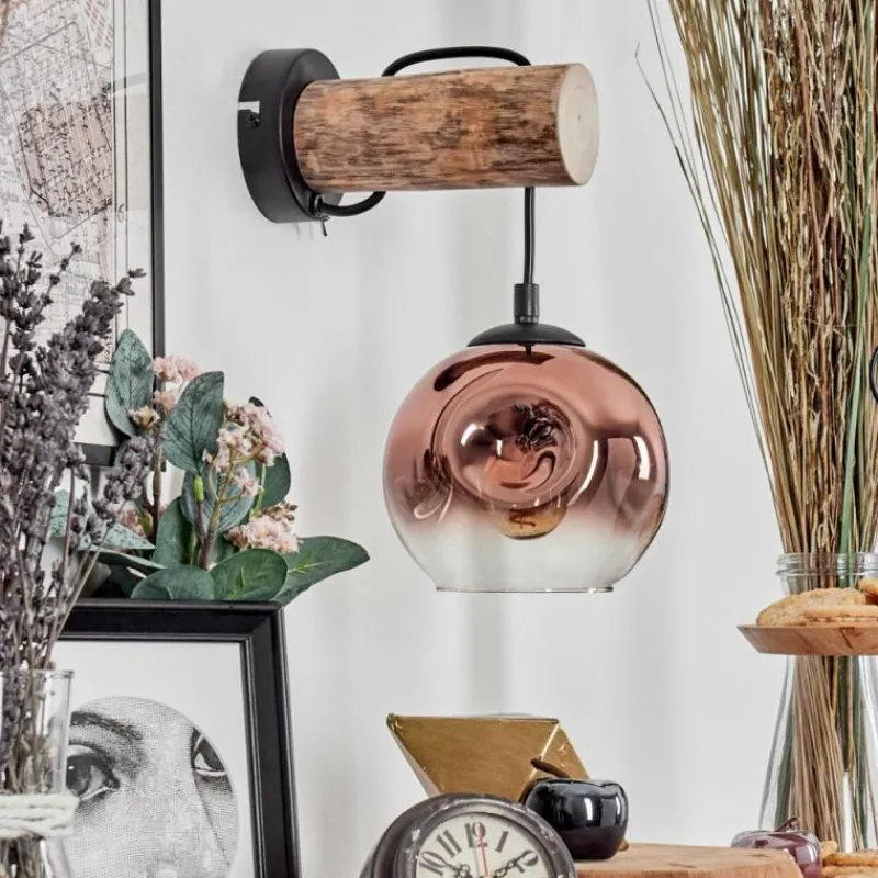 hofstein Ripoll Applique murale Écru, Noir, 1 lumière