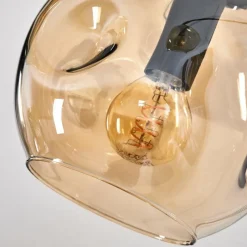 hofstein Ripoll Lampadaire Ambre, 3 lumières