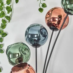 hofstein Ripoll Lampadaire Bleu, Vert, Cuivré, 6 lumières