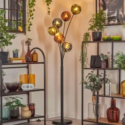 hofstein Ripoll Lampadaire Bleu, Vert, Cuivré, 6 lumières