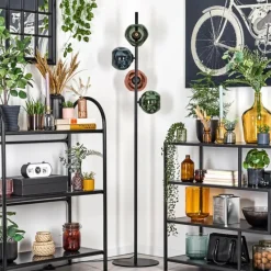 hofstein Ripoll Lampadaire Bleu, Vert, Cuivré, 4 lumières