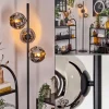 hofstein Ripoll Lampadaire Chrome, Fumé, 3 lumières