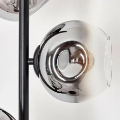 hofstein Ripoll Lampadaire Chrome, Clair, Fumé, 3 lumières