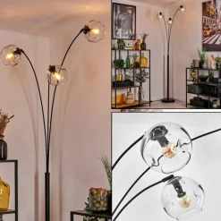 hofstein Ripoll Lampadaire Clair, 3 lumières