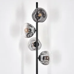 Suspension Verre Fumé-hofstein Ripoll Lampadaire Clair, Fumé, 4 lumières