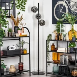 Suspension Verre Fumé-hofstein Ripoll Lampadaire Fumé, 3 lumières