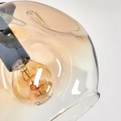 hofstein Ripoll Lampadaire Noir, 3 lumières