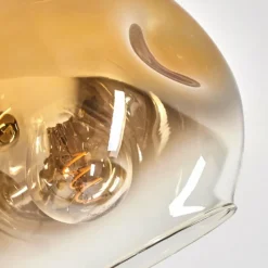 hofstein Ripoll Lampadaire Noir, 3 lumières