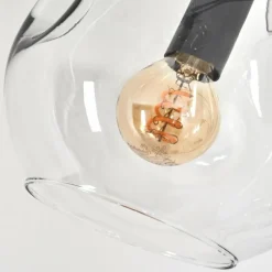 hofstein Ripoll Lampadaire Noir, 5 lumières