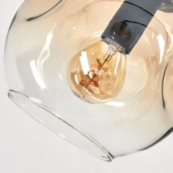 hofstein Ripoll Lampadaire Noir, 5 lumières