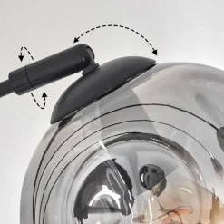 hofstein Ripoll Lampadaire Noir, 5 lumières