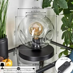 hofstein Ripoll Lampe à poser Clair, 1 lumière