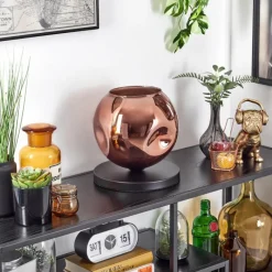 hofstein Ripoll Lampe à poser Cuivré, 1 lumière