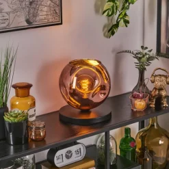 hofstein Ripoll Lampe à poser Cuivré, 1 lumière