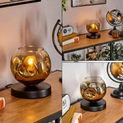 hofstein Ripoll Lampe à poser Noir, 1 lumière