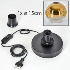 hofstein Ripoll Lampe à poser Noir, 1 lumière