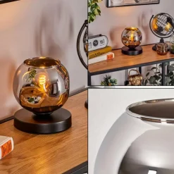 hofstein Ripoll Lampe à poser Noir, 1 lumière