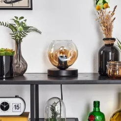 hofstein Ripoll Lampe à poser Noir, 1 lumière