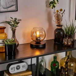 hofstein Ripoll Lampe à poser Noir, 1 lumière