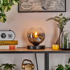 hofstein Ripoll Lampe à poser Noir, 1 lumière