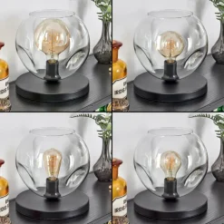 hofstein Ripoll Lampe à poser Noir, 1 lumière