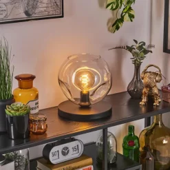 hofstein Ripoll Lampe à poser Noir, 1 lumière