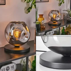 hofstein Ripoll Lampe à poser Noir, 1 lumière