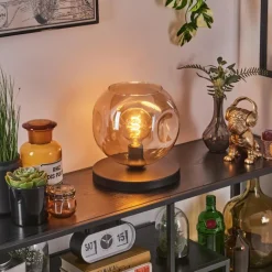 hofstein Ripoll Lampe à poser Noir, 1 lumière