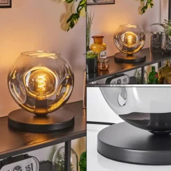 hofstein Ripoll Lampe à poser Noir, 1 lumière