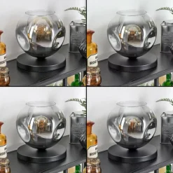 hofstein Ripoll Lampe à poser Noir, 1 lumière