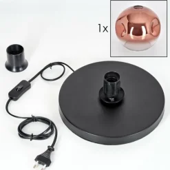 hofstein Ripoll Lampe à poser Noir, 1 lumière