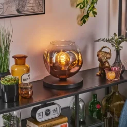 hofstein Ripoll Lampe à poser Noir, 1 lumière