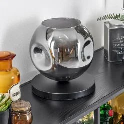 hofstein Ripoll Lampe à poser Noir, 1 lumière