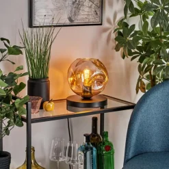 hofstein Ripoll Lampe à poser Noir, 1 lumière