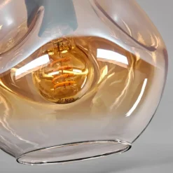 hofstein Ripoll Plafonnier Ambre, Clair, 1 lumière